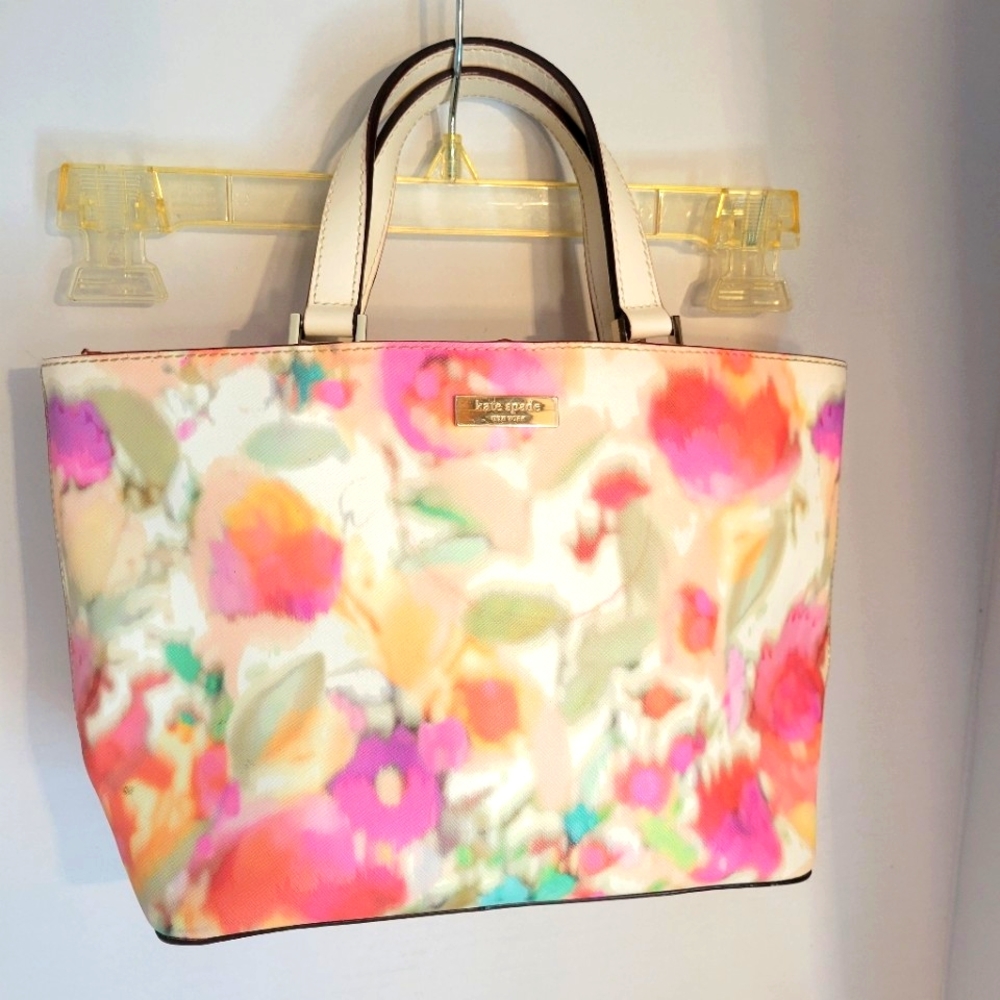 Kate Spade New York Watercolor Floral Satchel Purse